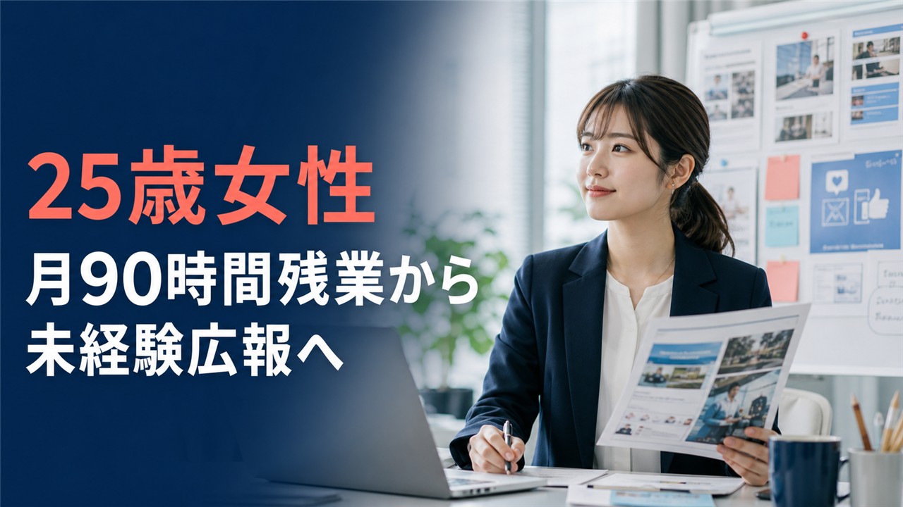 未経験から広報への転職体験談で25歳女性が営業職から広報職へ転職した公開事例