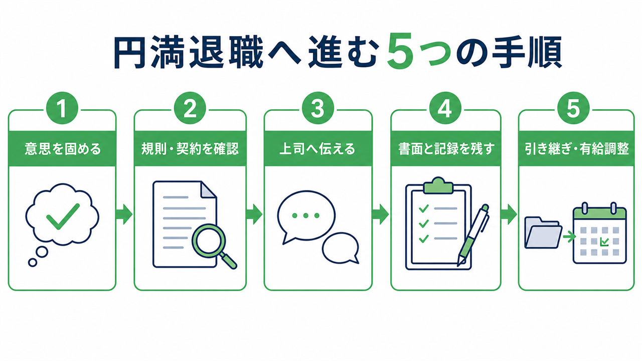 看護師の退職引き止めから円満退職へ進む5つの手順