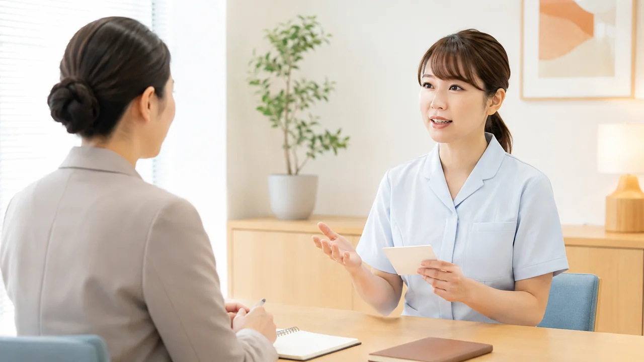 看護師の逆質問を面接で伝える場面